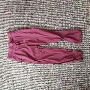 Lululemon Rust Color Athletic Pants size 4